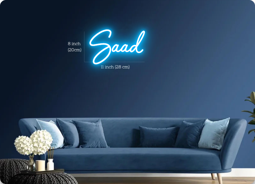 Saad Customized Neon Sign