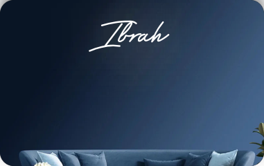Ibrah Customized Neon Sign