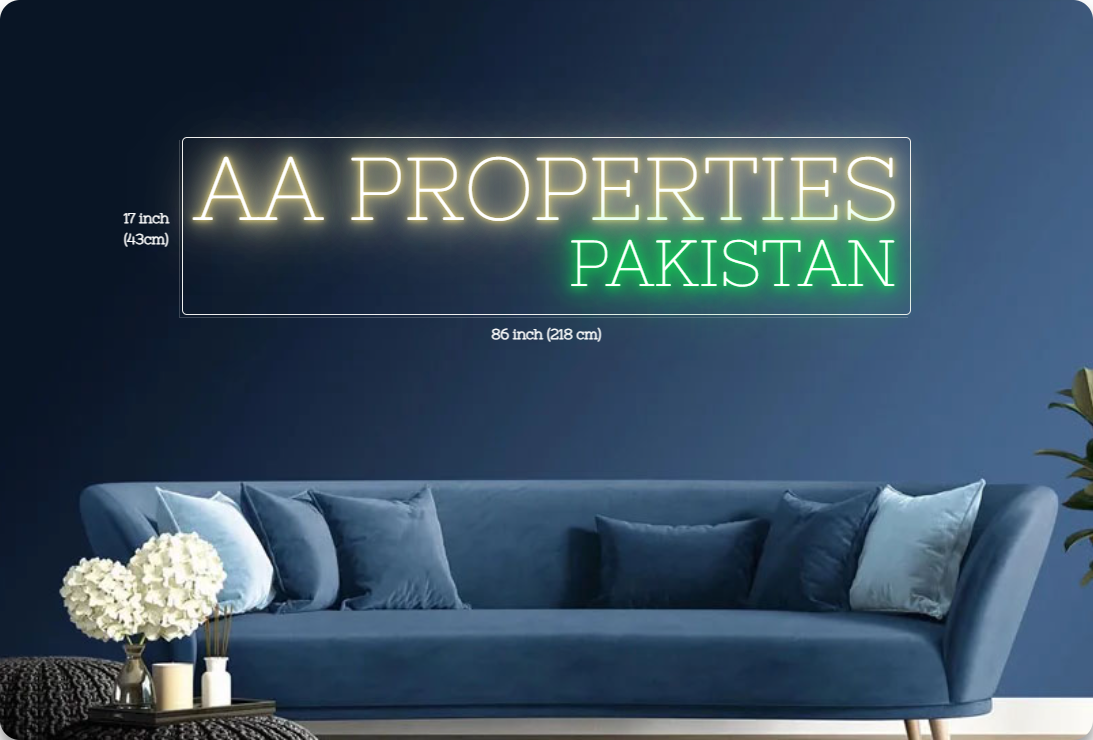 AA PROPERTIES Customized Neon Sign
