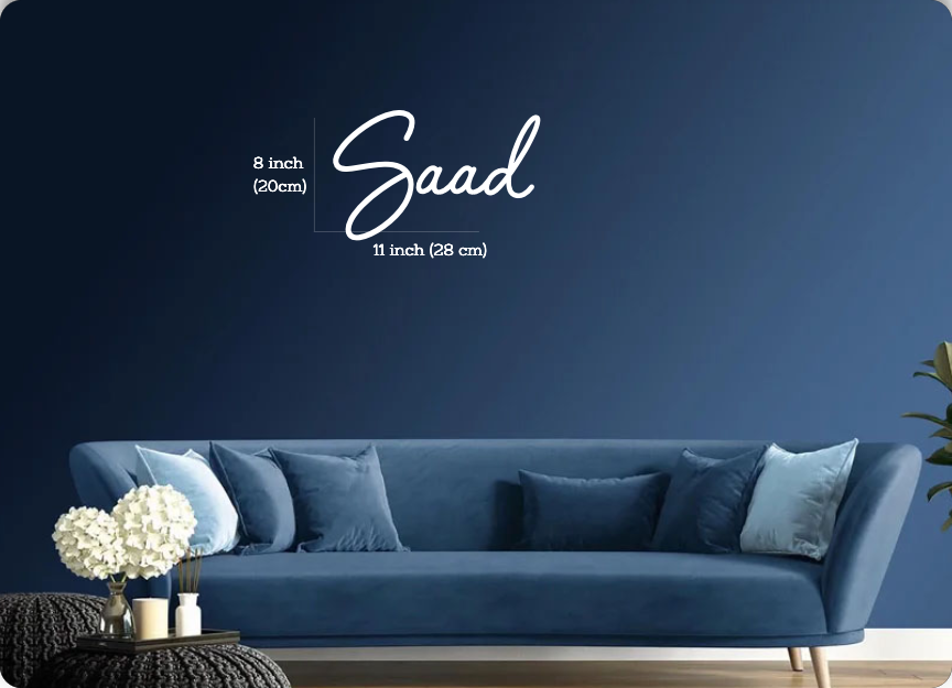 Saad Customized Neon Sign