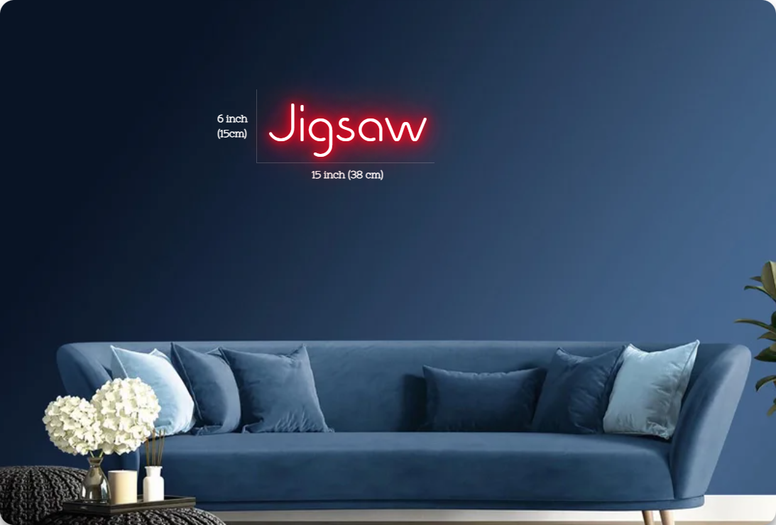 Jigsaw Customized Neon Sign