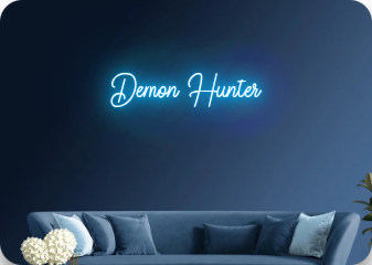 Demon Hunter Customized Neon Sign