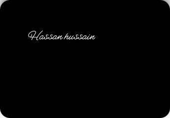 Hassan hussain Customized Neon Sign