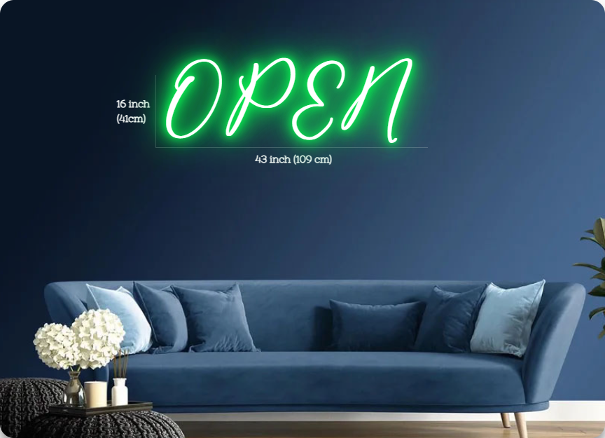 OPEN Customized Neon Sign