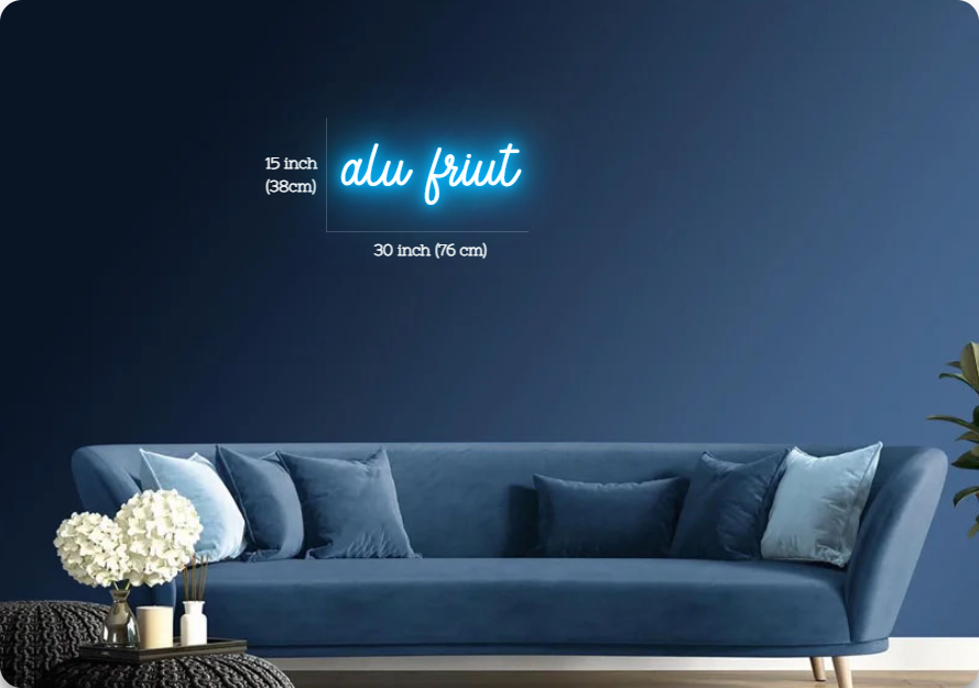 alu friut Customized Neon Sign