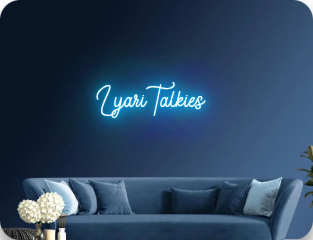 LyariTalkies  Customized Neon Sign