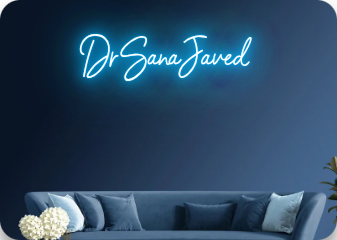 DrSanaJaved  Customized Neon Sign