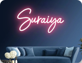 Suraiya Customized Neon Sign